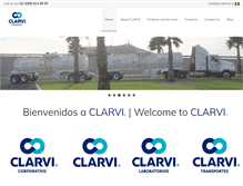 Tablet Screenshot of clarvi.com